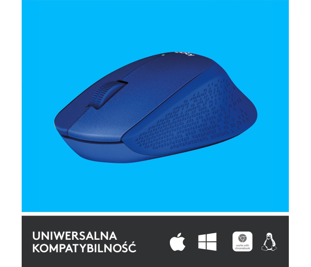 Logitech OUTLET - M330 Silent Plus (niebieska) - 1427680 - zdjęcie 9